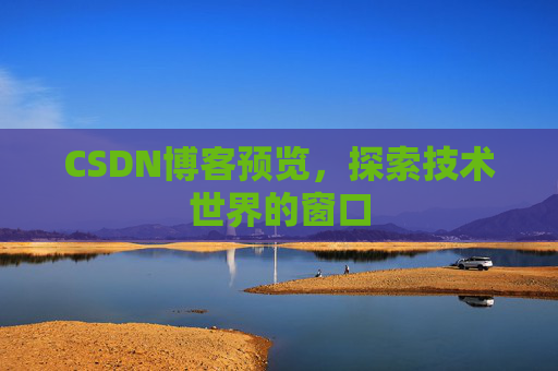 CSDN博客预览，探索技术世界的窗口